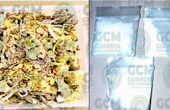 Sorprenden a ocho con droga en calles de SGS
